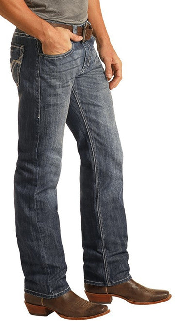 Rock & Roll Denim Men's Pistol Boot Cut Jeans MSP1763