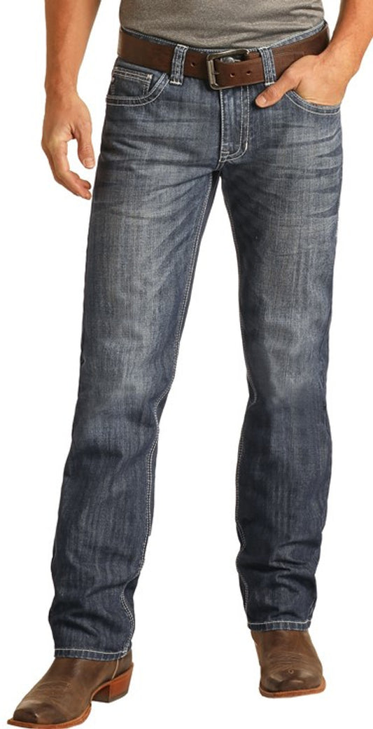 Rock & Roll Denim Men's Pistol Boot Cut Jeans MSP1763