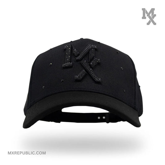 MX BLACK MEXICAN EAGLE MX PREMIUM SNAPBACK CAP MX5004