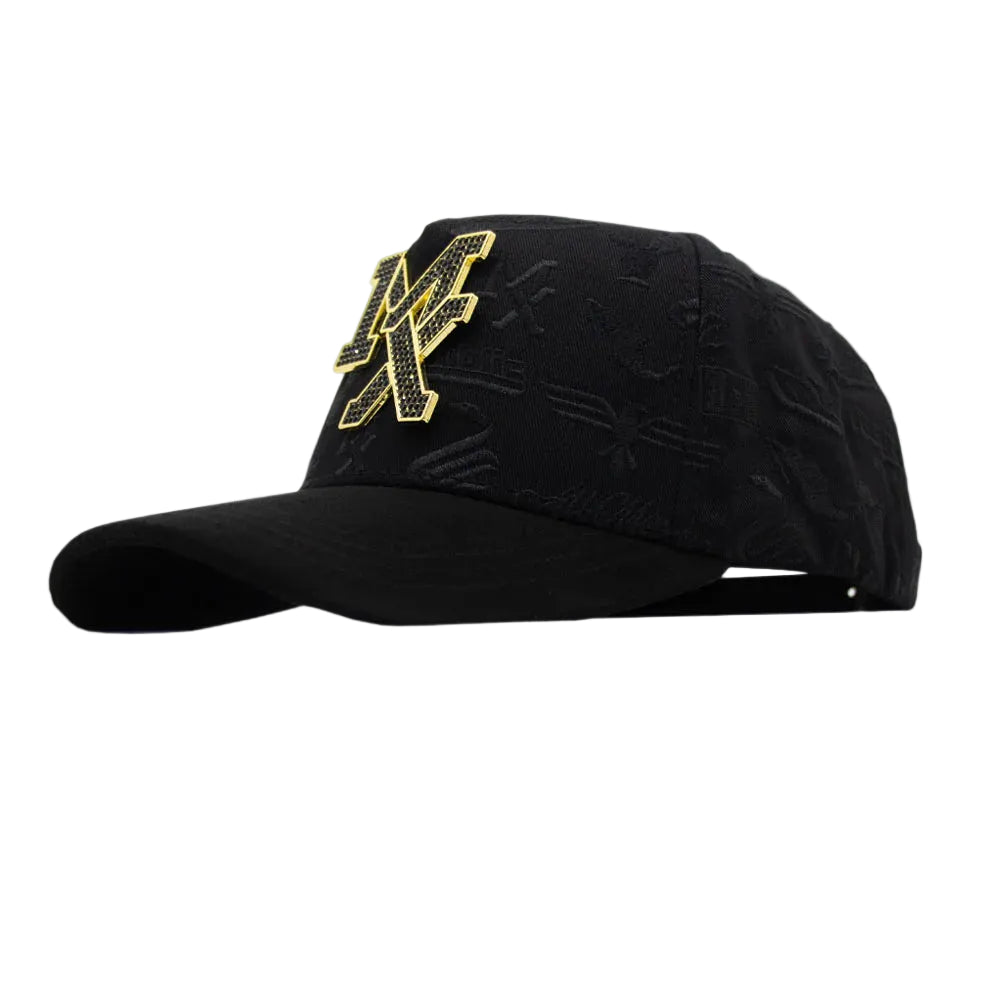 MX GOLD BLACK DIAMONDS MX PREMIUM SNAPBACK CAP MX5006
