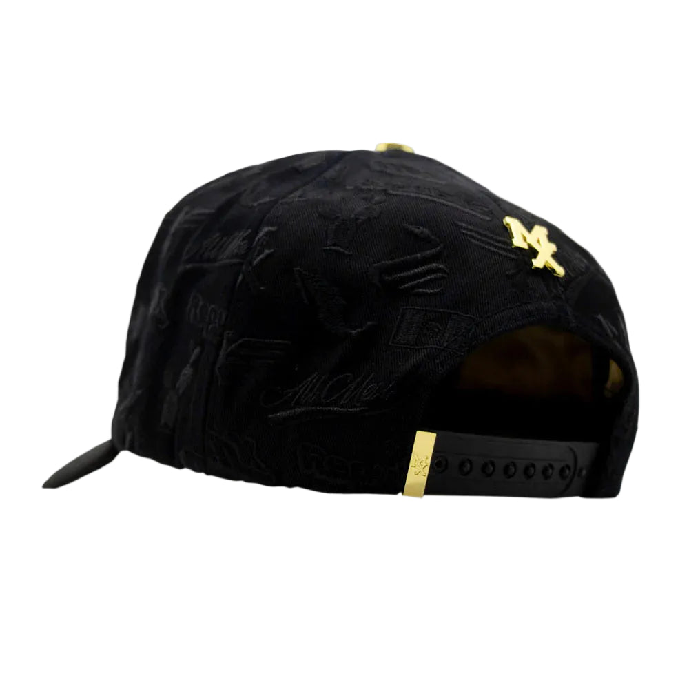 MX GOLD BLACK DIAMONDS MX PREMIUM SNAPBACK CAP MX5006