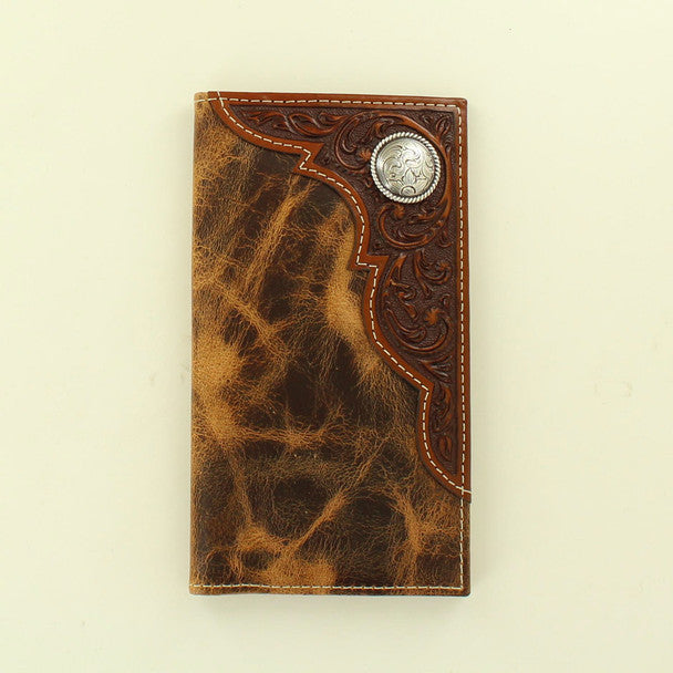 ARIAT DISTRESSED LEATHER CONCHO - ACCESSORIES WALLET - A3532208