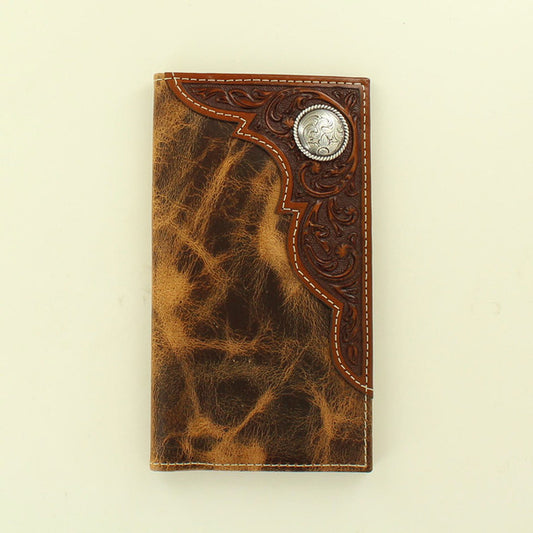 ARIAT DISTRESSED LEATHER CONCHO - ACCESSORIES WALLET - A3532208