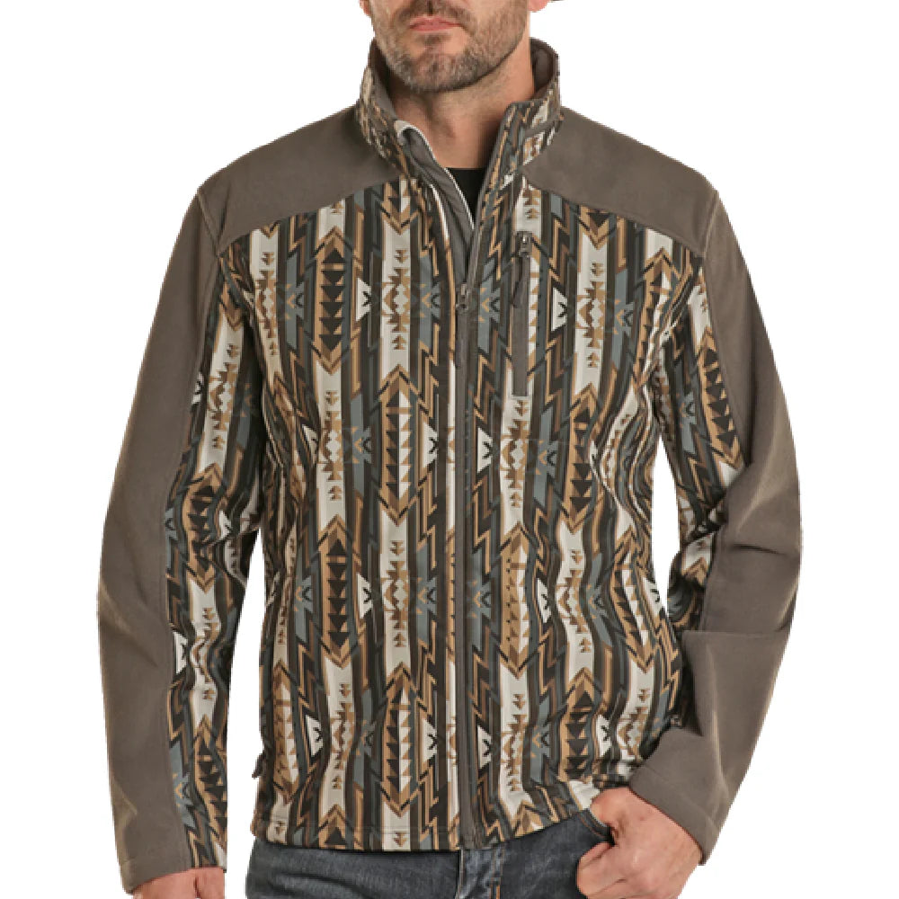 Men's Powder River Aztec Softshell Jacket #DM92C04067