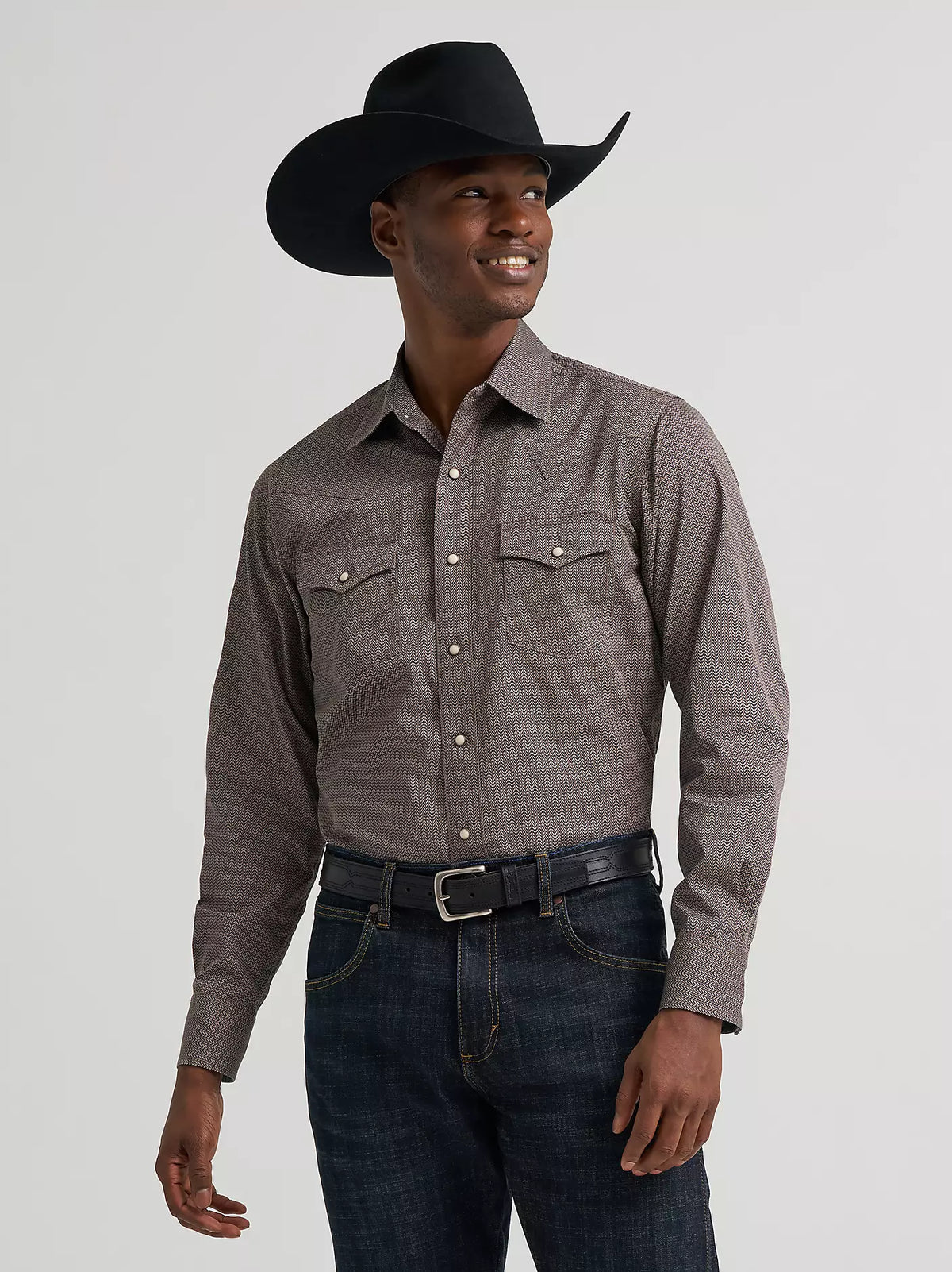 Men's Wrangler Retro Premium Long Sleeve Western Snap Printed Shirt 112384765