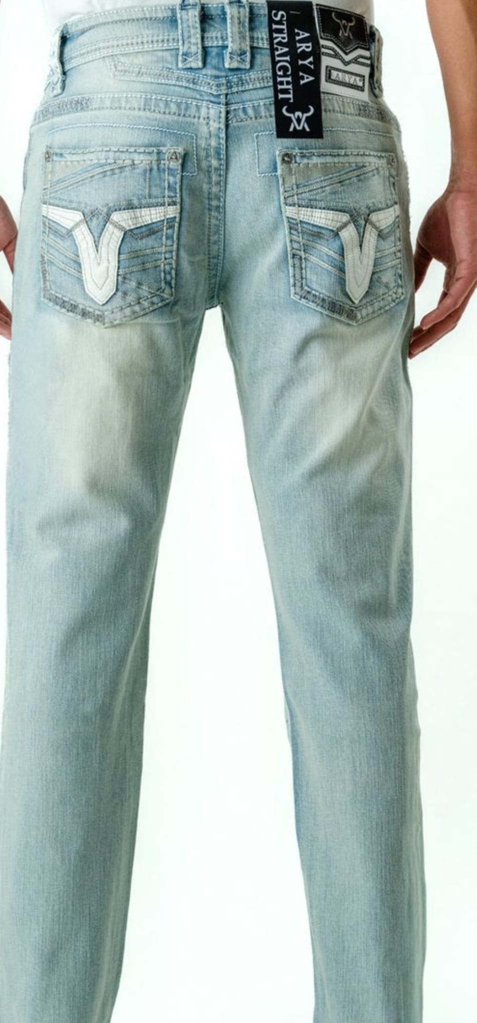 Mens Arya Jeans Straight Light Blue