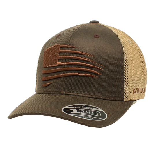 Ariat MensSBFF110FlgEmbroilskinBR A300012102