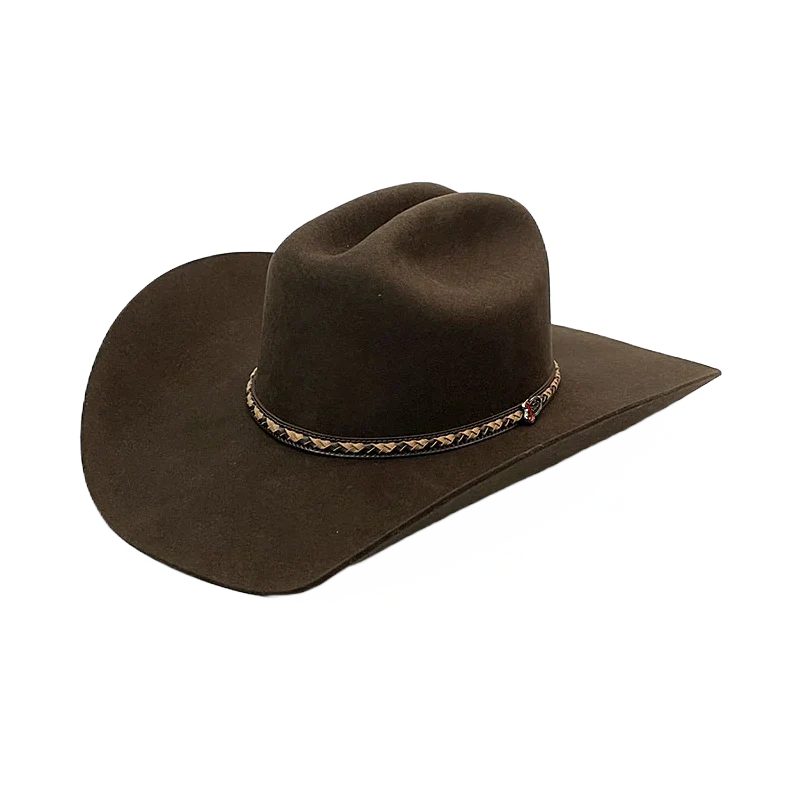 Justin 2X Plains Brown Felt Cowboy Hat