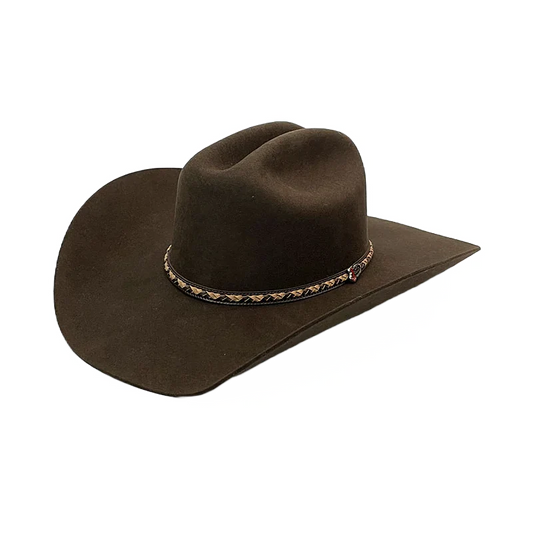 Justin 2X Plains Brown Felt Cowboy Hat