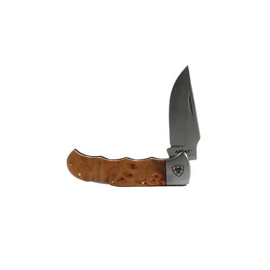 Ariat 2 1/2" Smooth Brown Knife - A710011002-S