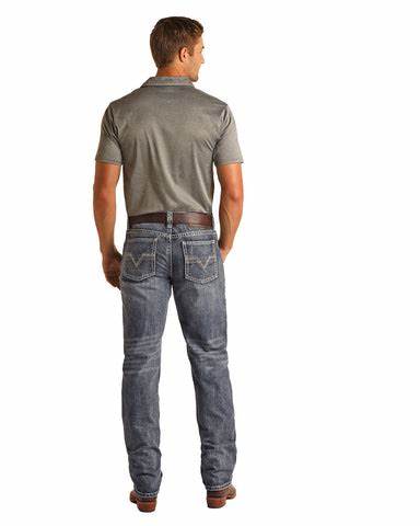Rock & Roll  Men's  Double Barrel Stackable Relaxed  Bootcut  BMTBD03099