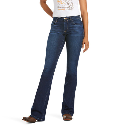 Ariat Ladies Ultra Stretch Perfect Rise Katie Flare Maya Denim Jeans 10027692
