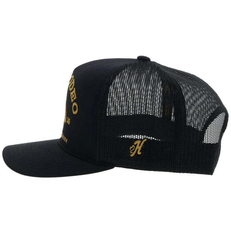 Hooey PRCA Black W/Gold Logo 2263T-BK