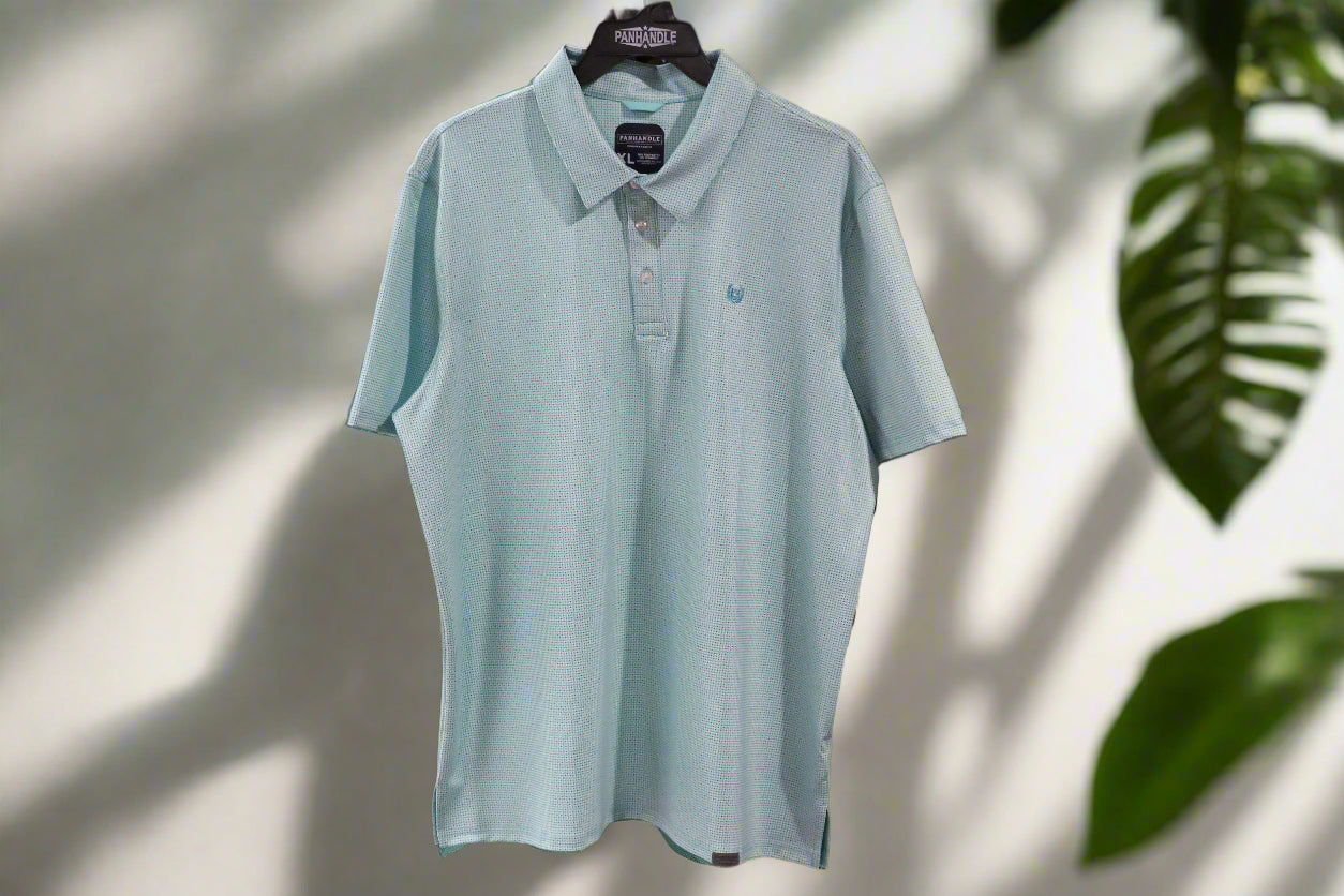 Panhandle Men's Polo Turquoise TM51T03515