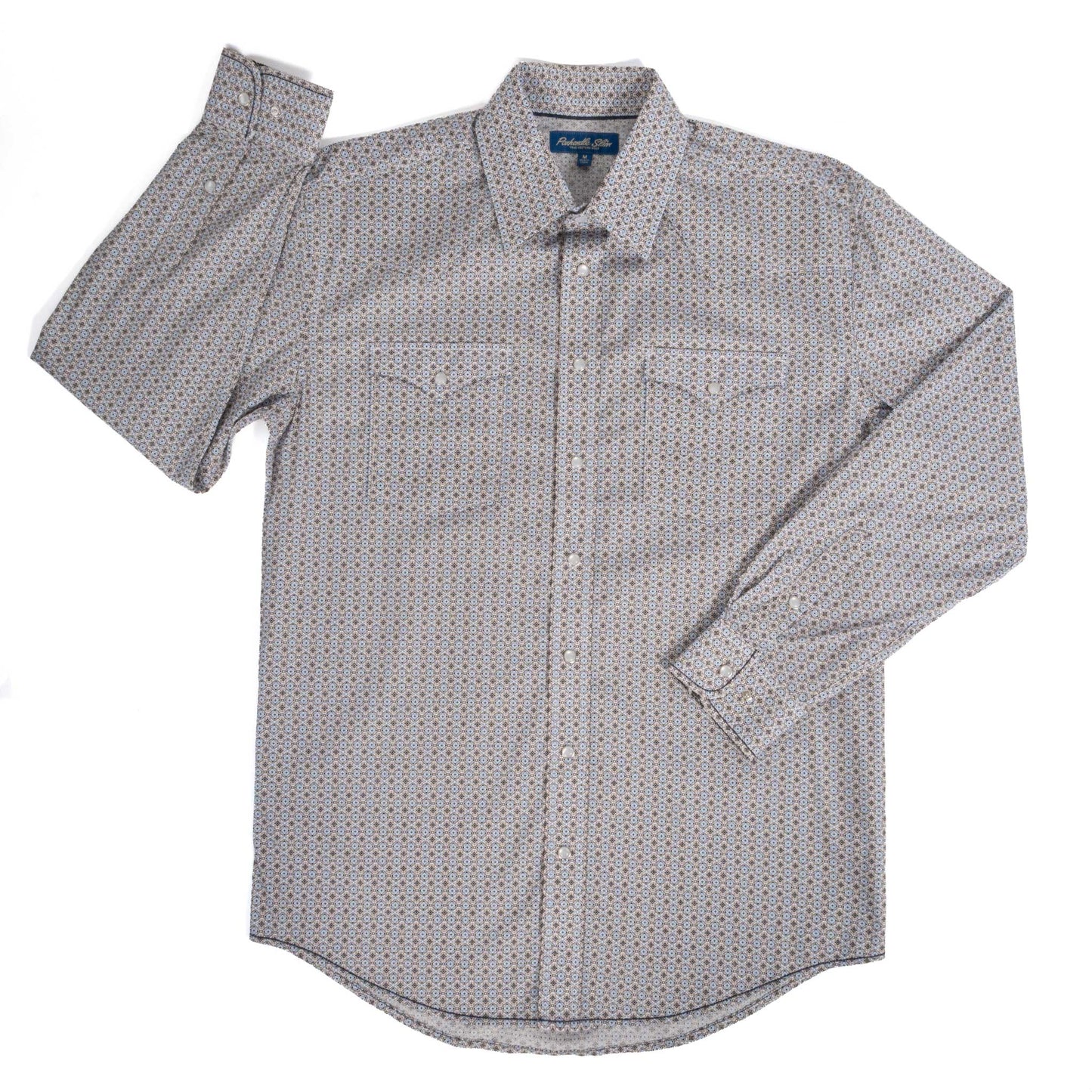 Panhandle Slim Men's Geo Print Pearl Snap Shirt RMB2S07576