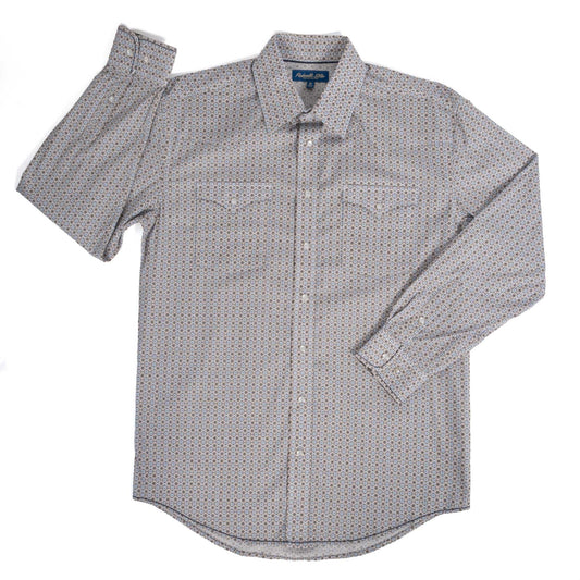 Panhandle Slim Men's Geo Print Pearl Snap Shirt RMB2S07576