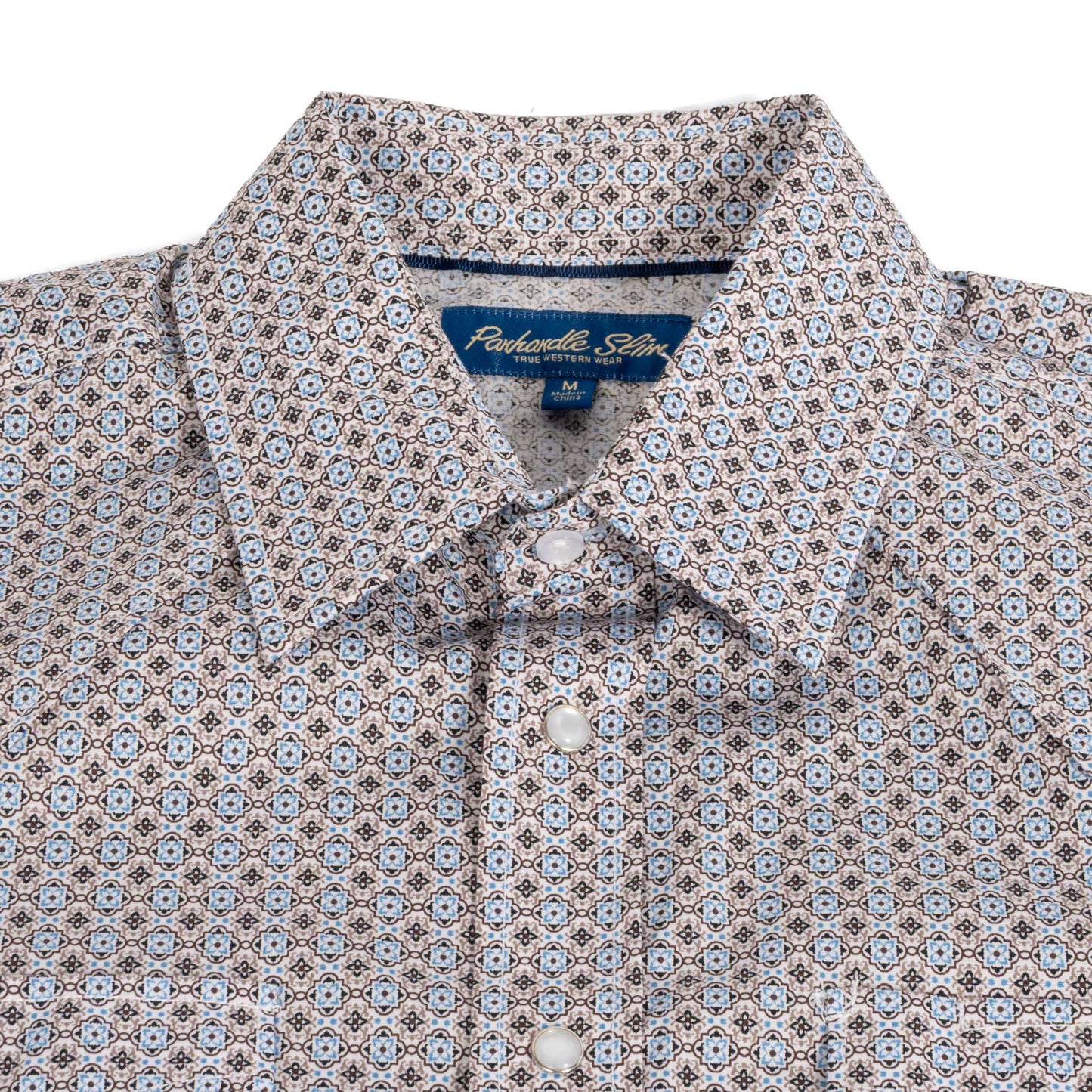 Panhandle Slim Men's Geo Print Pearl Snap Shirt RMB2S07576