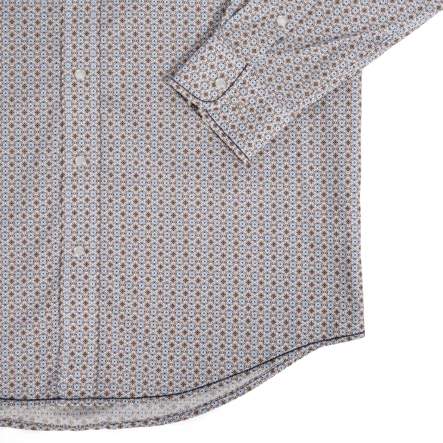 Panhandle Slim Men's Geo Print Pearl Snap Shirt RMB2S07576