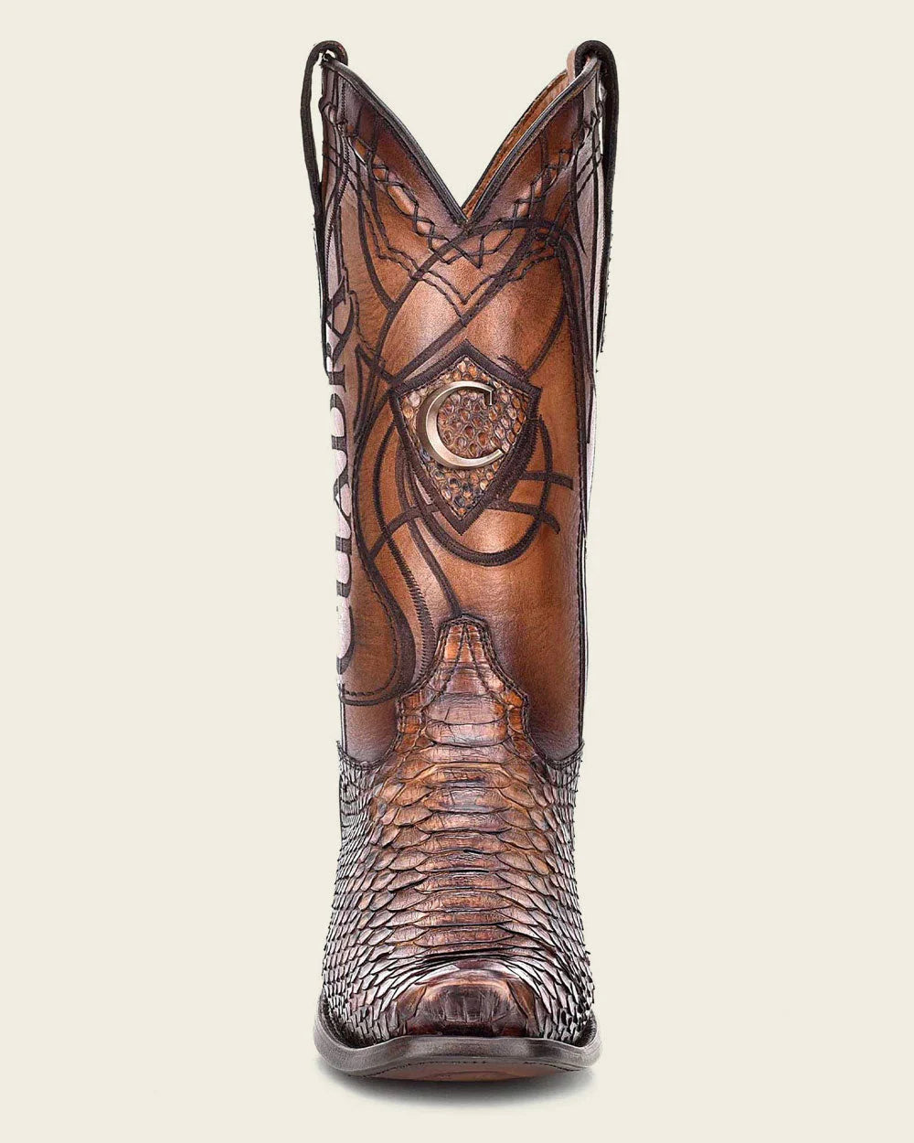 Cuadra CU401 CUADRA MENS PYTHON MIEL BOOTS