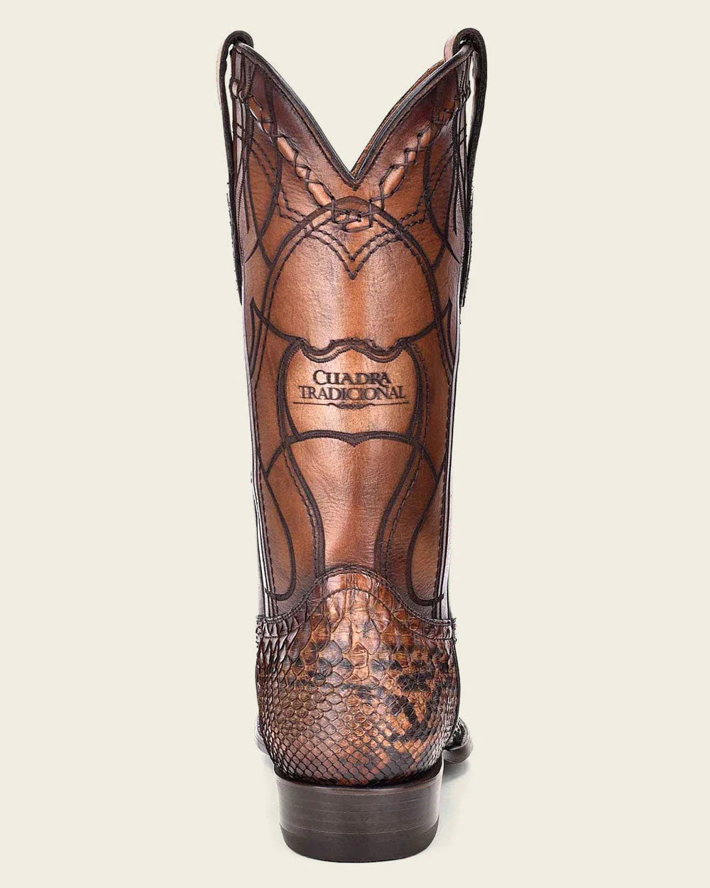Cuadra CU401 CUADRA MENS PYTHON MIEL BOOTS