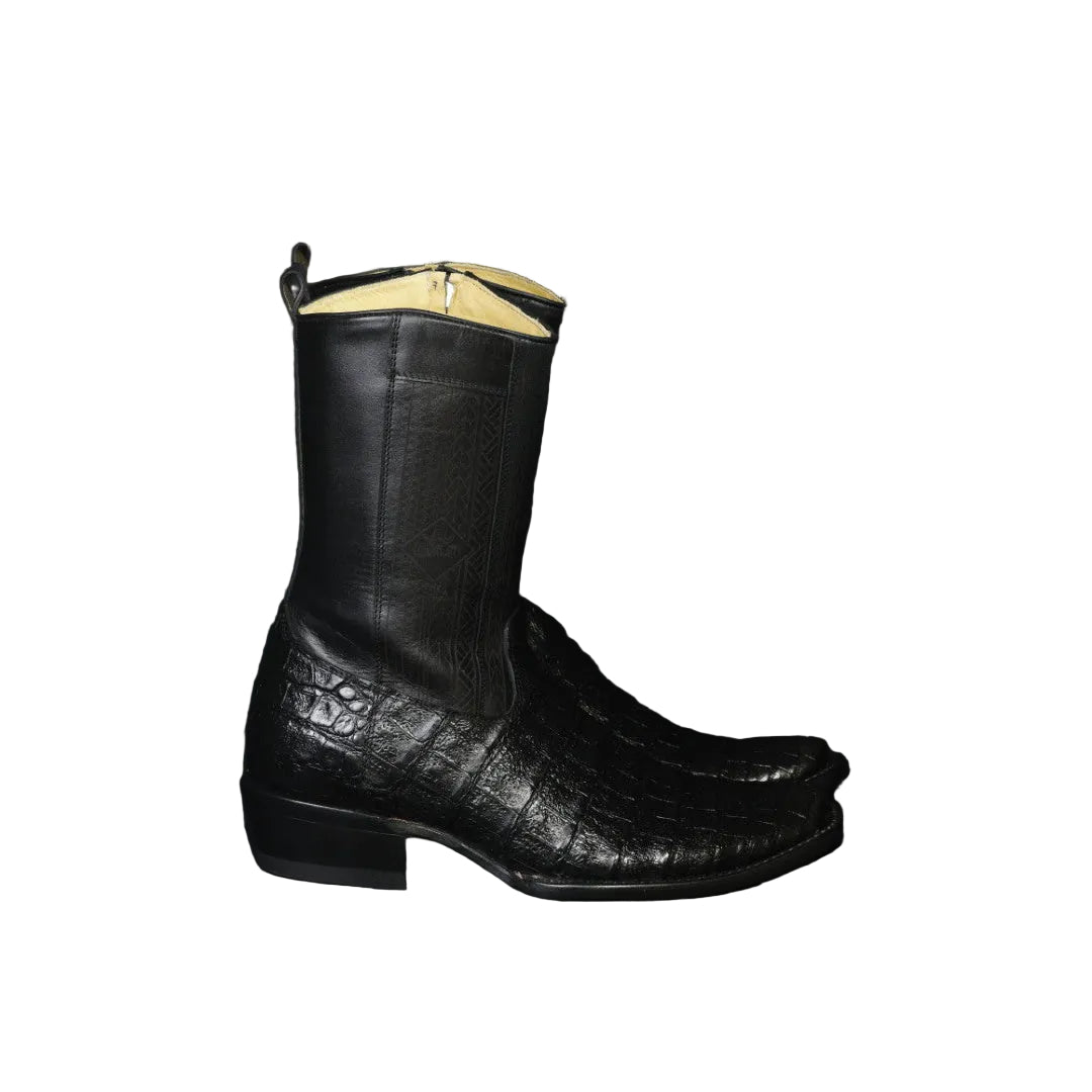 Cowboy City Men’s Cayman Belly Clone Ankle Boots – Black