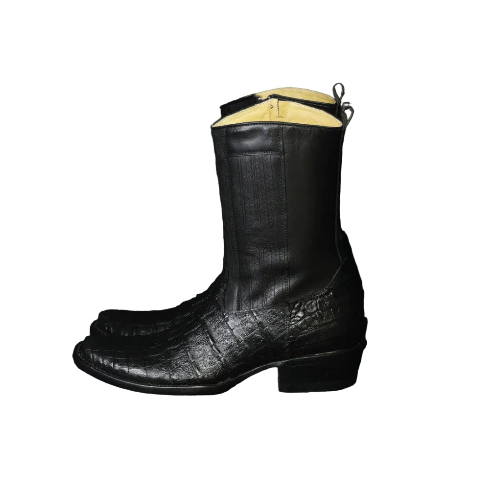 Cowboy City Men’s Cayman Belly Clone Ankle Boots – Black
