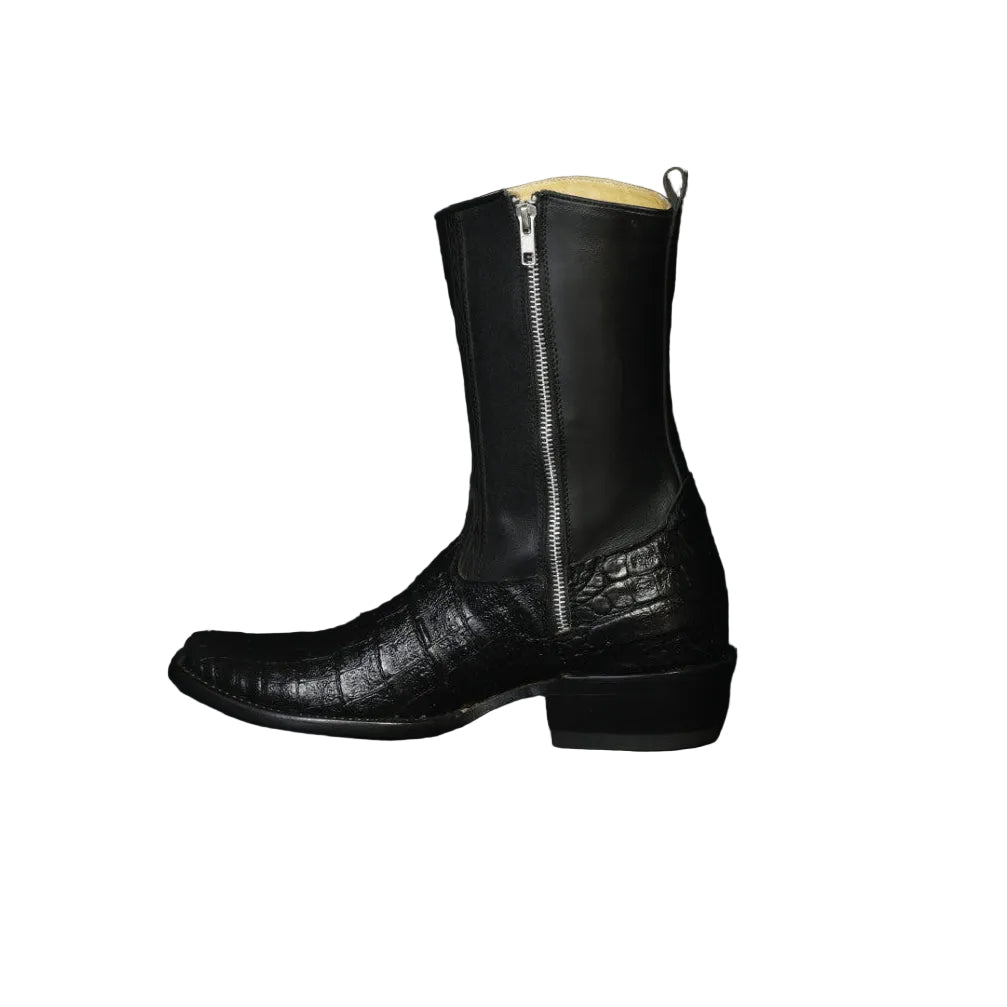 Cowboy City Men’s Cayman Belly Clone Ankle Boots – Black