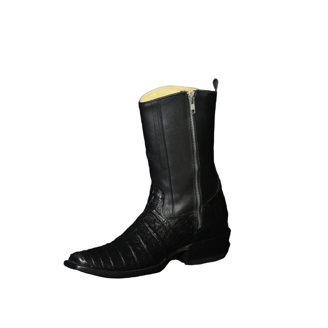 Cowboy City Men’s Cayman Belly Clone Ankle Boots – Black