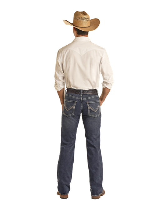 Rock & Roll  Men's  Revolver Slim  Straight Jeans BM1RD03666