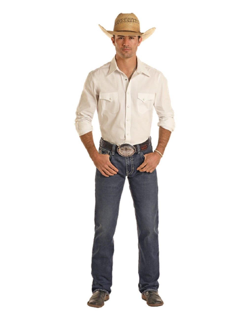 Rock & Roll  Men's  Revolver Slim  Straight Jeans BM1RD03666