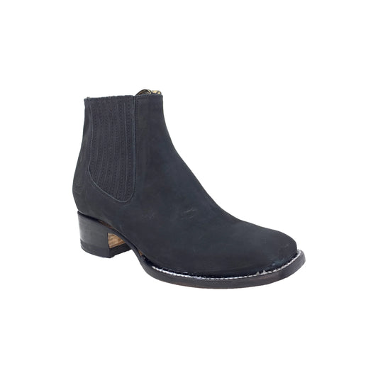SEMENTAL NOBUCK BLACK SHORT BOOT RODEO -RSBA100094