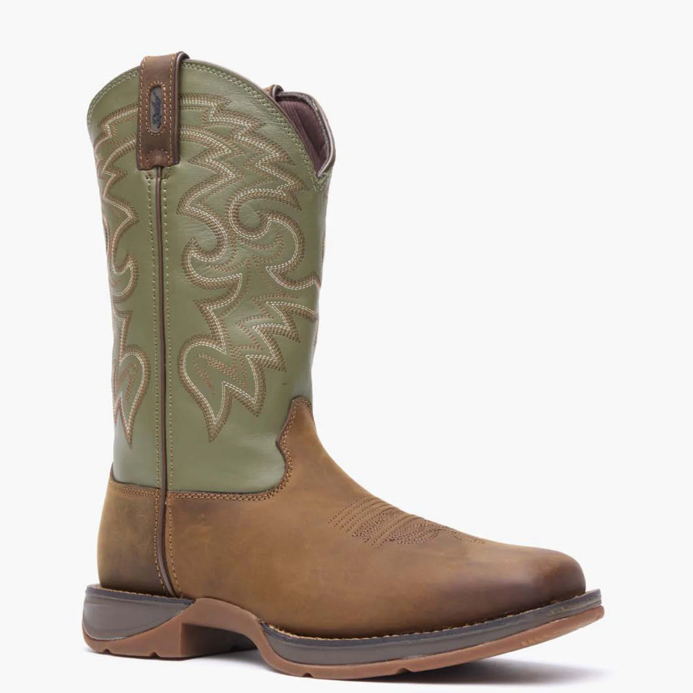 Rebe by Durango Coffee & Cactus Pull-On Western Boot DB5416