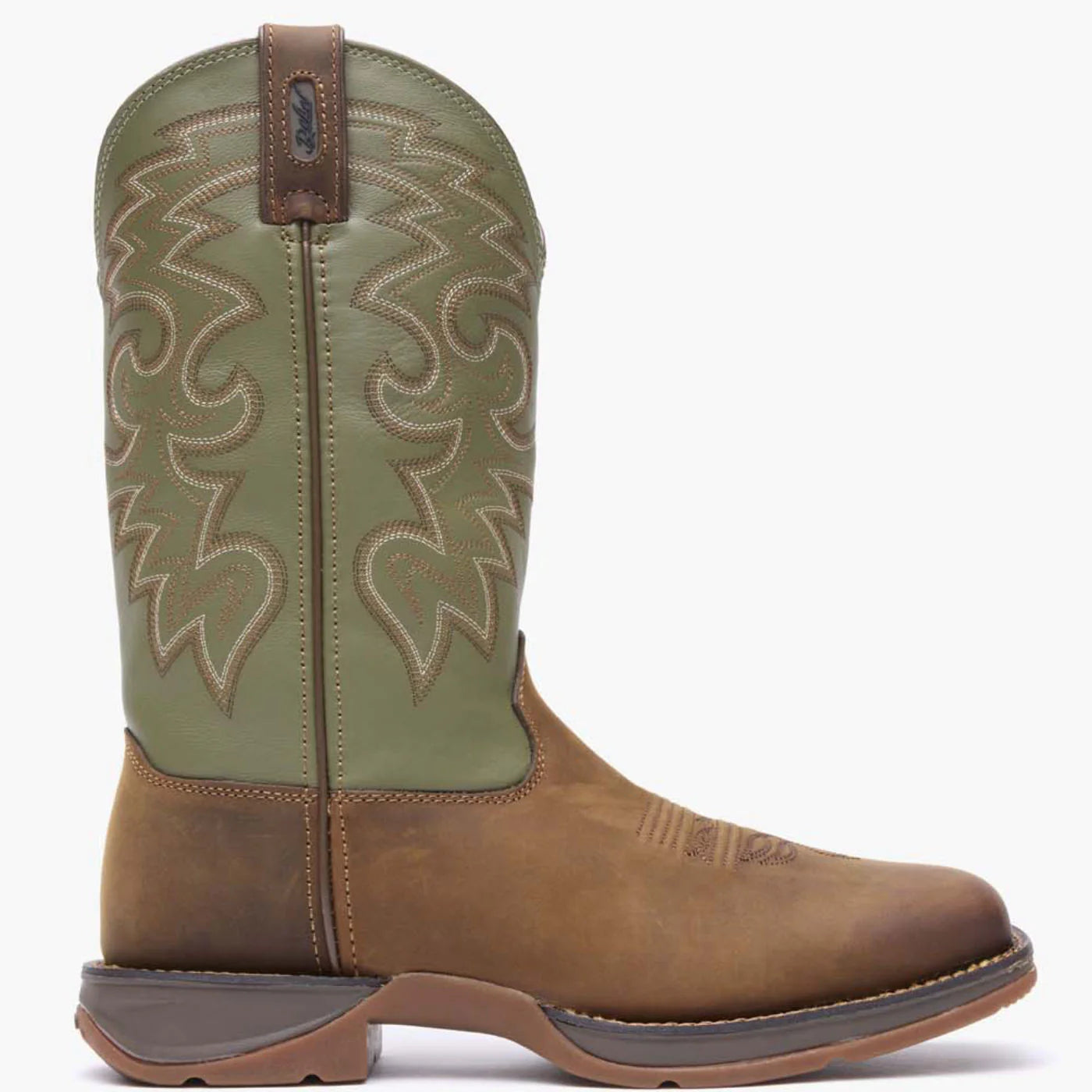 Rebe by Durango Coffee & Cactus Pull-On Western Boot DB5416