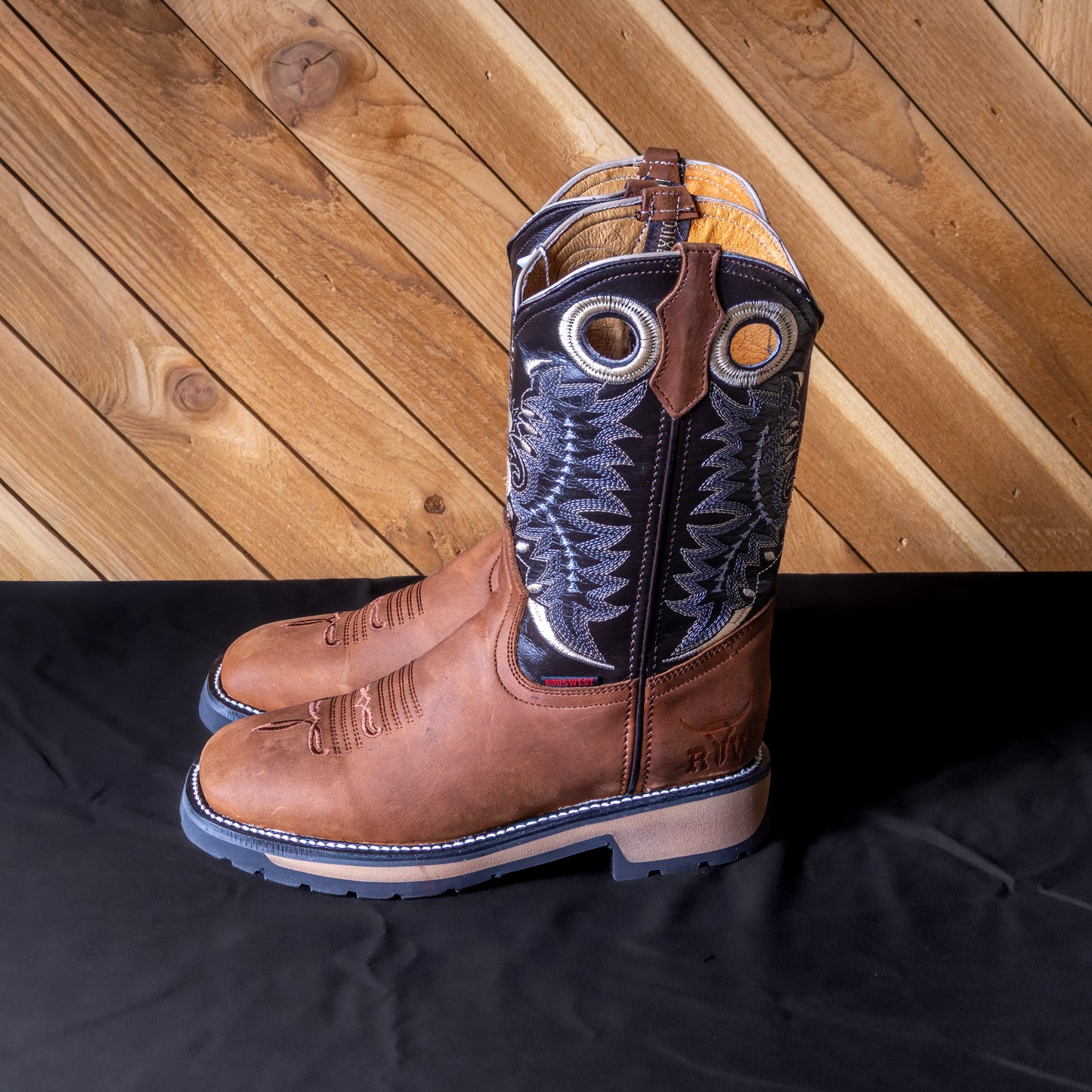 Rouswest Men's Crazy Honey Work Boots 10982850