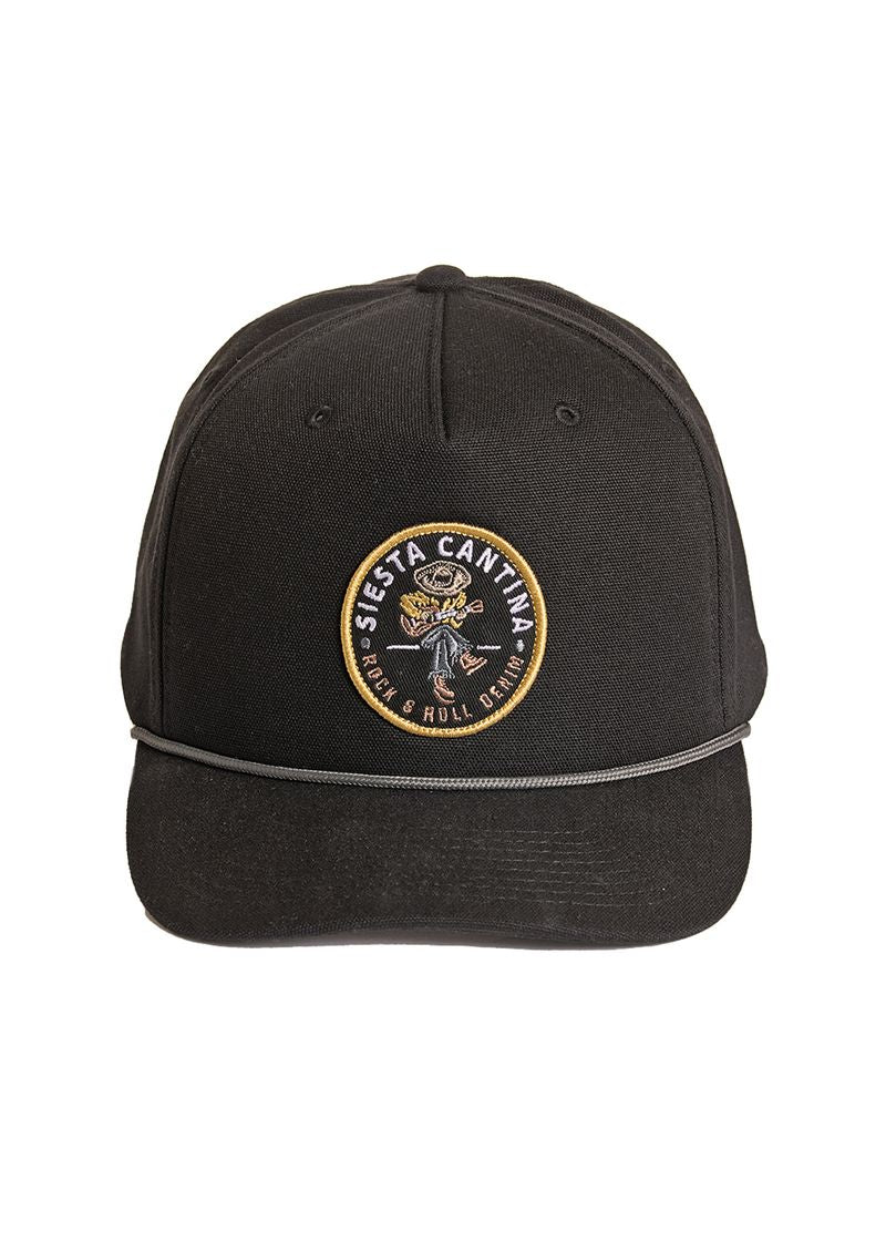 Rock & Roll Black Siesta Cantina Patch Cap BU40X09135