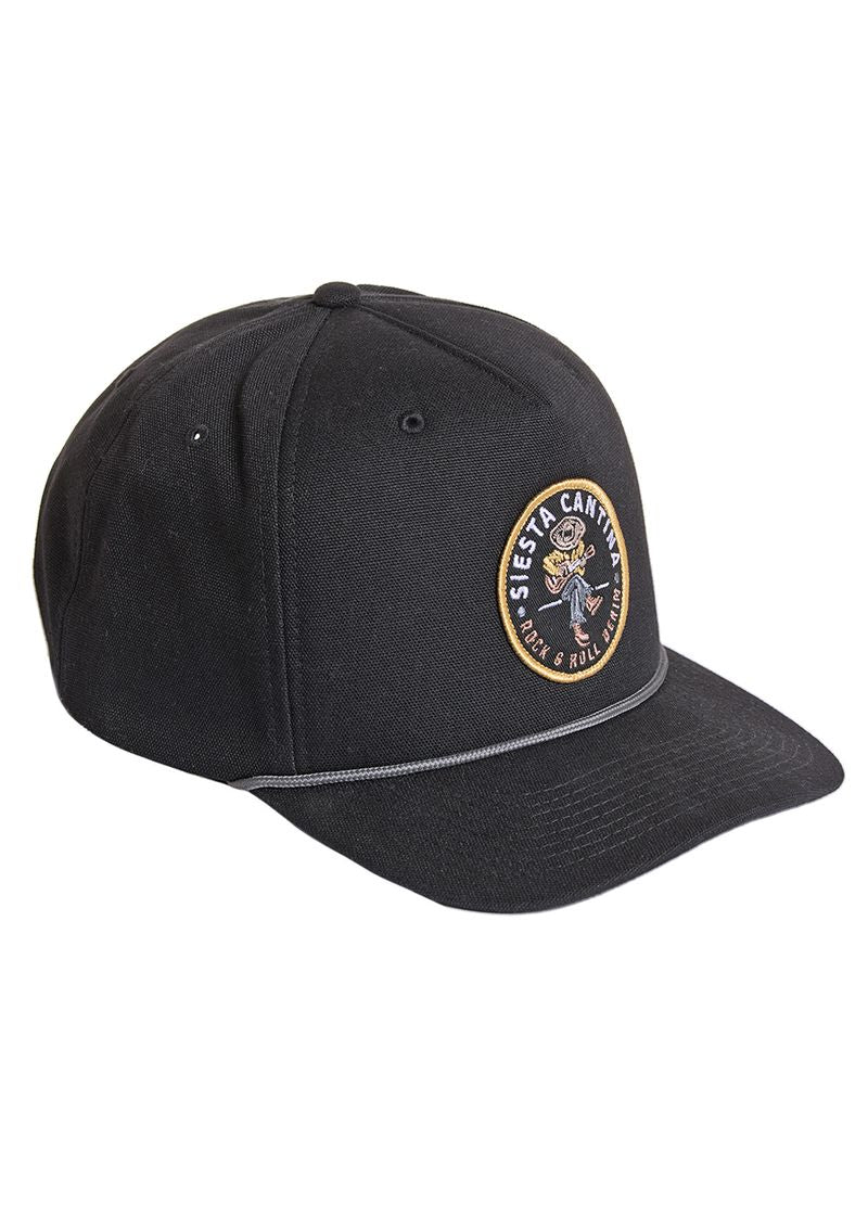 Rock & Roll Black Siesta Cantina Patch Cap BU40X09135
