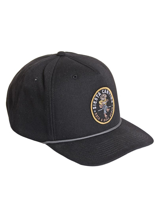 Rock & Roll Black Siesta Cantina Patch Cap BU40X09135