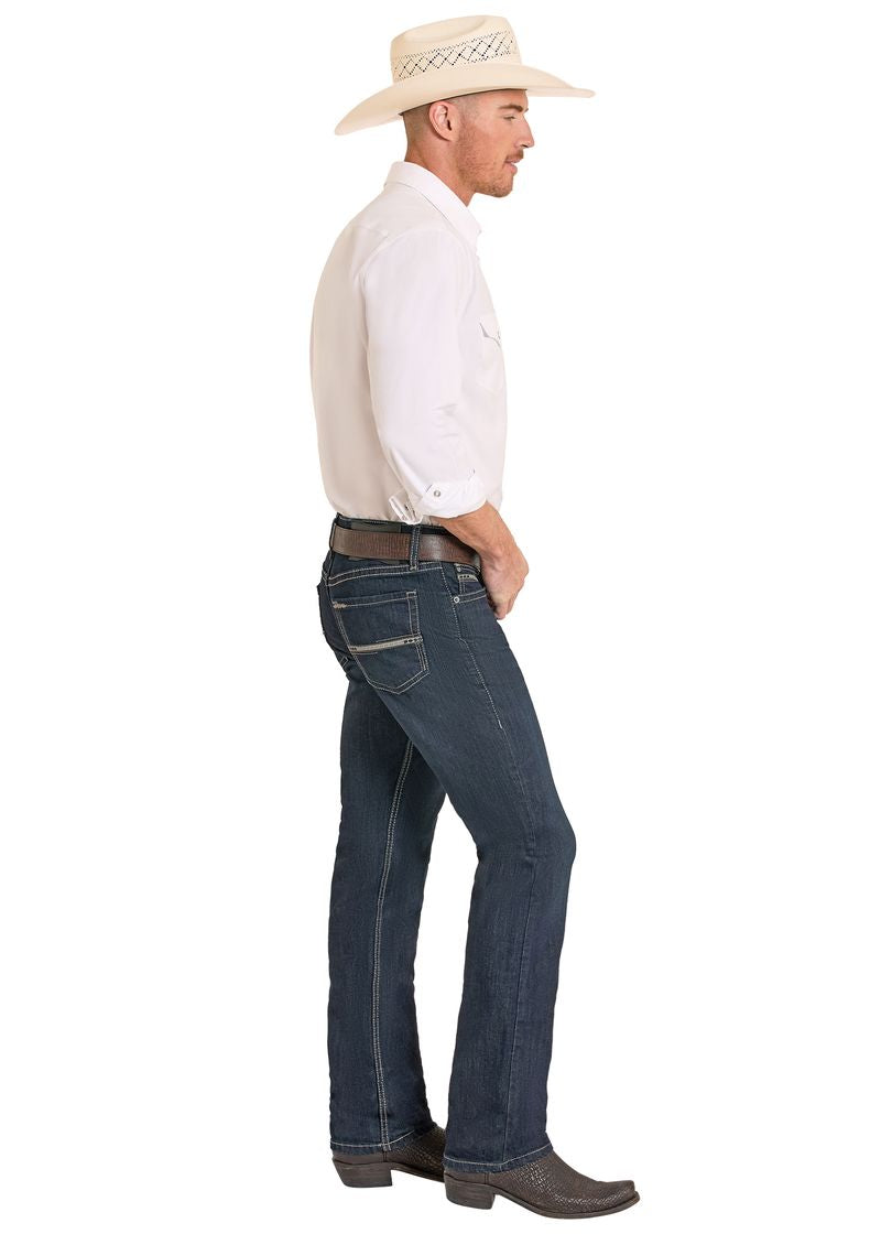 Rock & Roll Demin Men's BARB STITCH EMB REVOLVER BM1RD08591