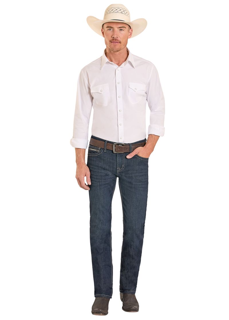 Rock & Roll Demin Men's BARB STITCH EMB REVOLVER BM1RD08591