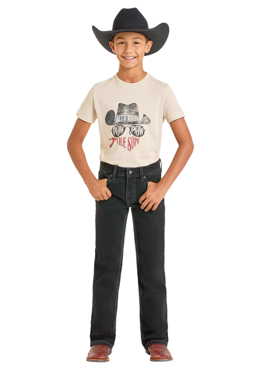 Rock & Roll Denim  BOYS BLACK BOOTCUT BB0BD05576