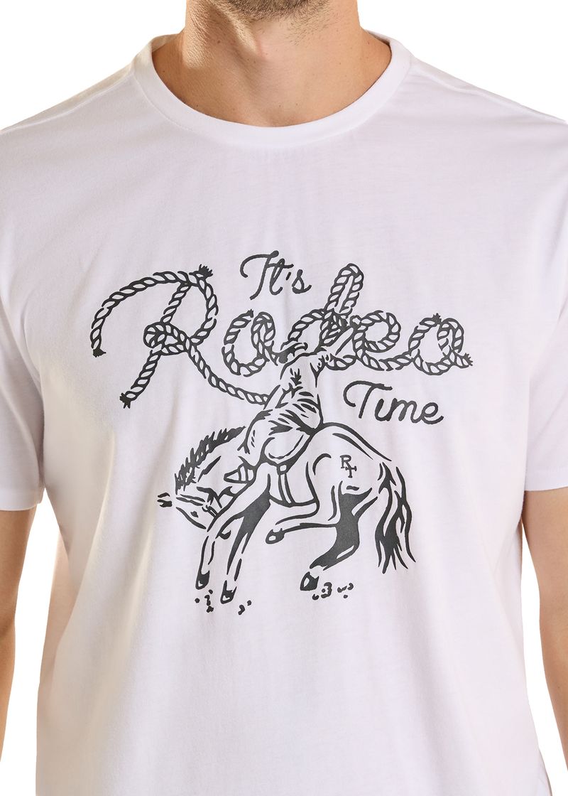 Rock & Roll Denim Unisex Dale Brisby Rodeo Time Graphic Tee BU21T09169