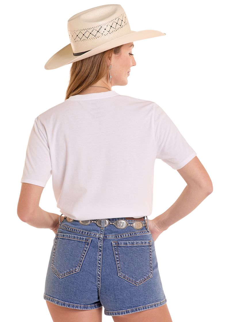 Rock & Roll Denim Unisex Dale Brisby Rodeo Time Graphic Tee BU21T09169