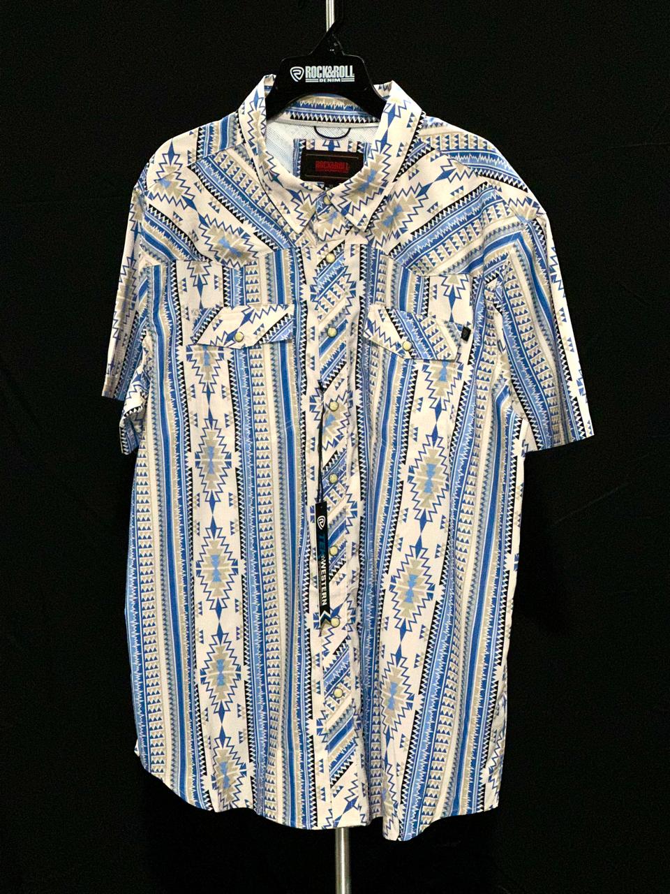 Rock and Roll Tek Western Short Sleeve BMN3S02546