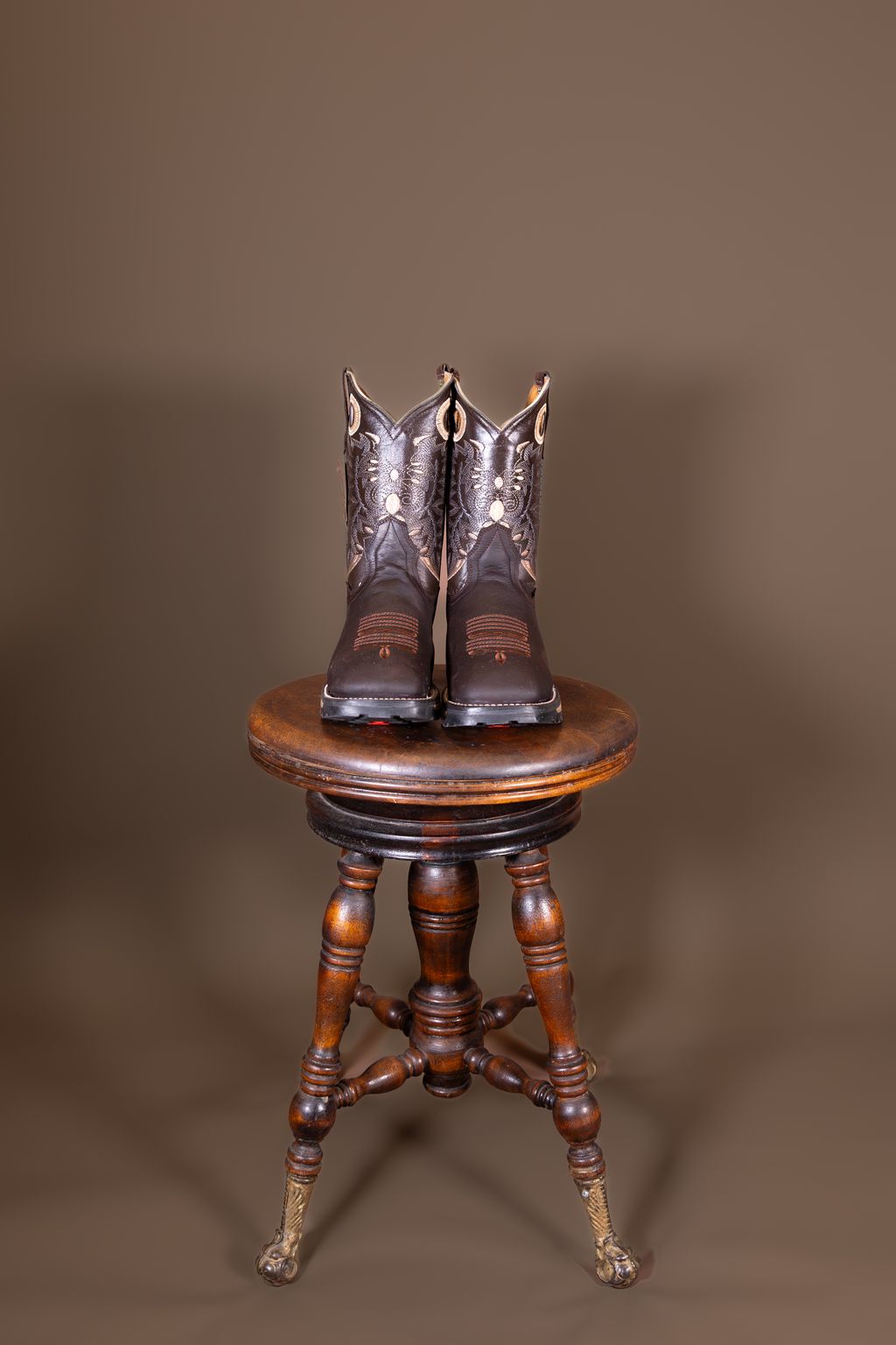 Rous West Men's Crazy Chocolate Work Boots - Handmade Safety Boots with Slip Resistance 10983850