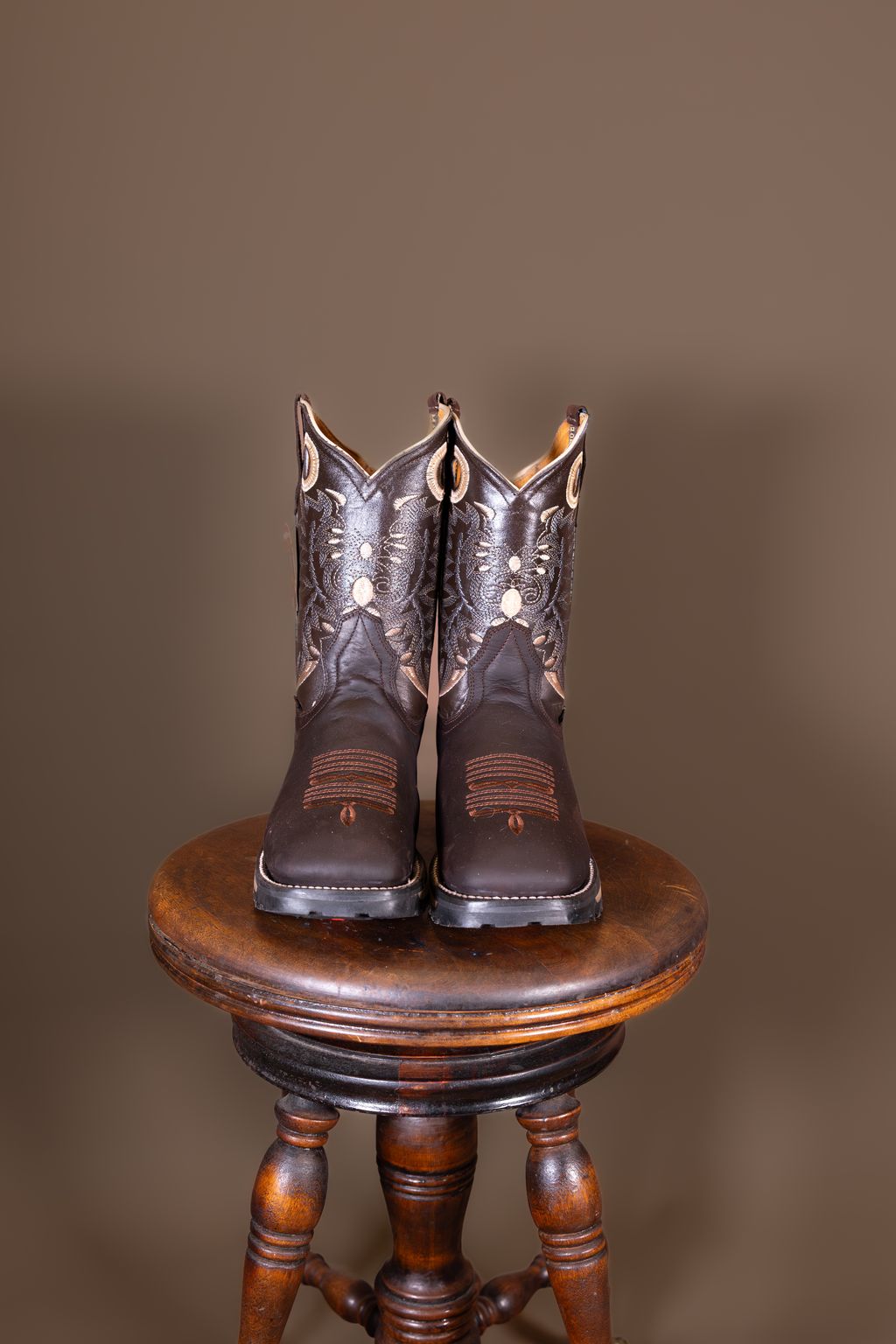 Rous West Men's Crazy Chocolate Work Boots - Handmade Safety Boots with Slip Resistance 10983850