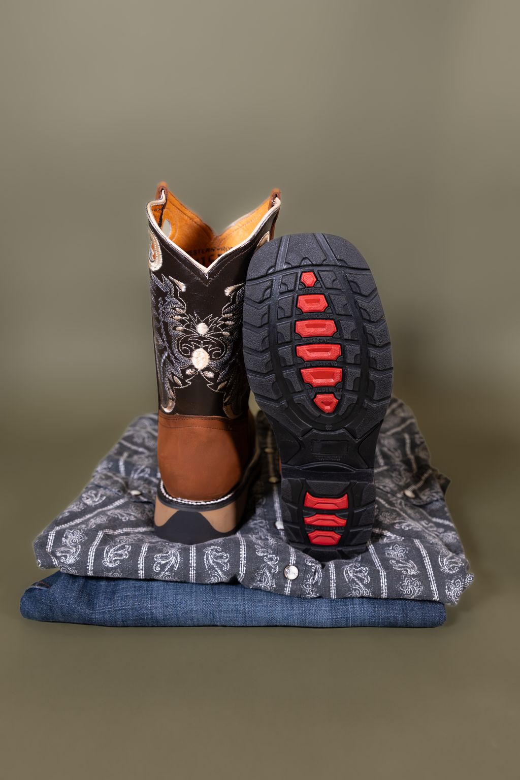 Rouswest Men's Crazy Honey Work Boots 10982850