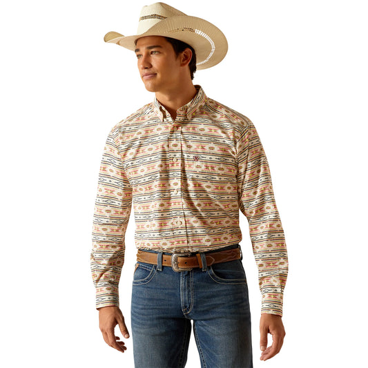 Ariat Mens Timothy Long  Sleeve Apricot Blush 10048370