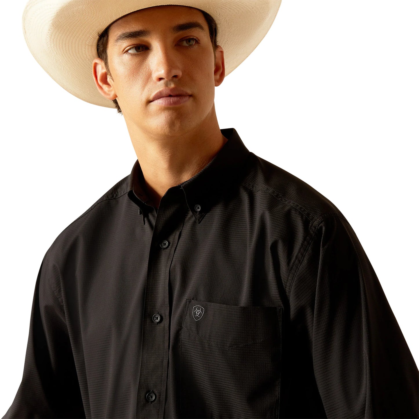 Ariat Mens 360 Airflow LS Shrt Black 10048567