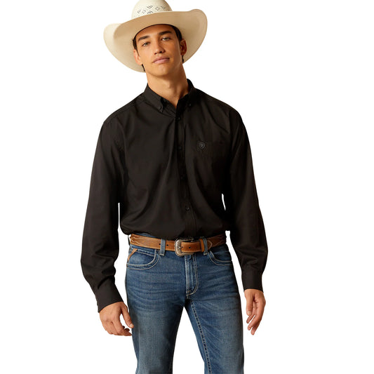 Ariat Mens 360 Airflow LS Shrt Black 10048567