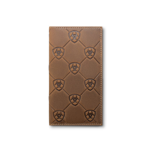 ARIAT SHIELD EMBOSSED BROWN RODEO - ACCESSORIES WALLET - A3565644